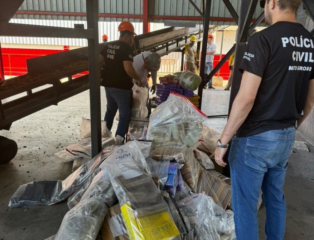 Polícia Civil apreende mais de uma tonelada de drogas apreendidas