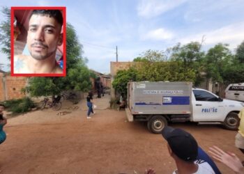 Com mos amarradas, homem executado na frente da esposa e filha