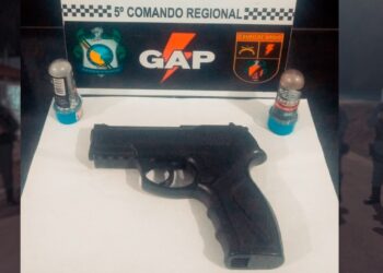 Polícia militar prende indivíduo q ameaçava comerciantes em distrito de Barra do Garças.