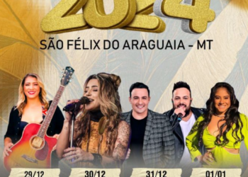 Prefeitura de São Félix do Araguaia lança programação oficial do Réveillon 2024.