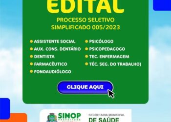 Saúde: Inscrições abertas para processo seletivo com oferta de 157 vagas