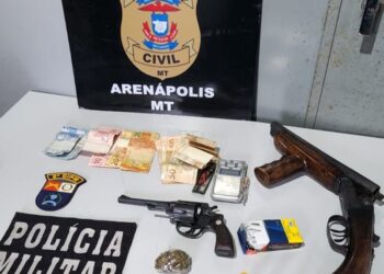 Três são presos em flagrante em ação conjunta por roubo e extorsão contra casal no interior