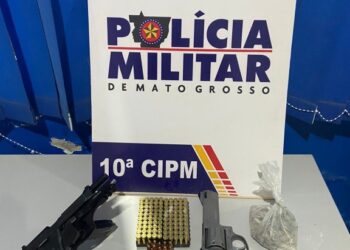 Polícia Militar prende suspeito por ameaça contra ex-namorada e porte ilegal de arma de fogo