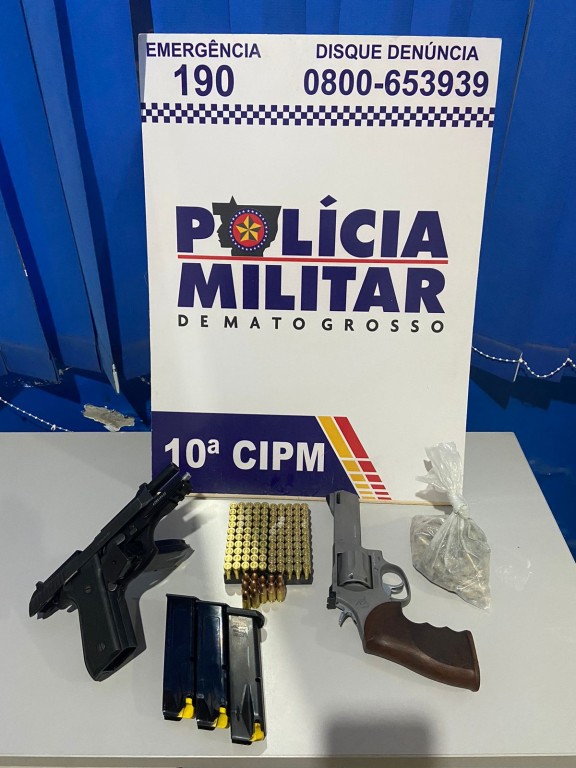 Polícia Militar prende suspeito por ameaça contra ex-namorada e porte