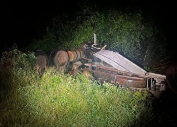 Duas pessoas morrem e três ficam feridas após acidente na BR-163