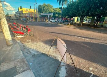 O céu abriu: prefeitura faz manutenção na Av. Mato Grosso nesta terça (16)