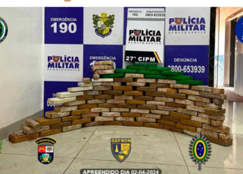 Ação conjunta apreende 107 tabletes de entorpecentes em região de fronteira de MT.