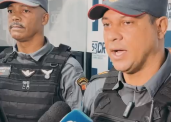 Força Tática Araguaia, realiza prisão de dois indivíduos suspeitos de praticarem um assalto na cidade de Nova Xavantina