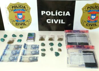 Polícia Civil fecha ponto de venda de drogas e prende traficantes com diversas passagens em Confresa