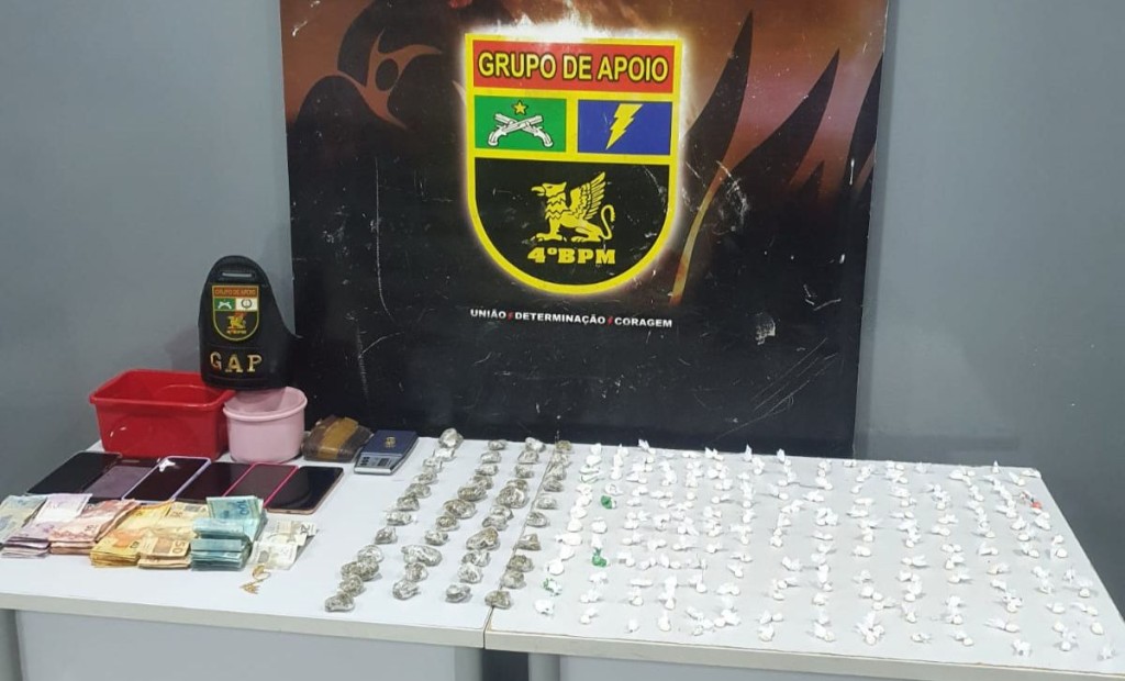 PM prende três pessoas e apreende 234 porções de maconha