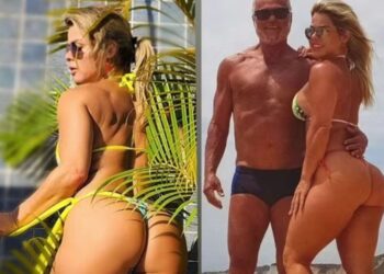 Mulher de ator exibe bumbum em plataformas adultas