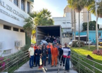 Doações entregues na Câmara são coletadas e seguem para o Rio Grande do Sul