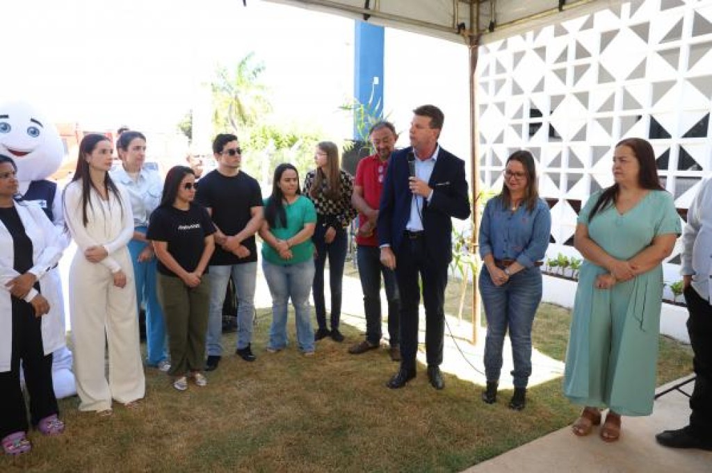 Prefeitura inaugura o 30°PSF no Jardim Aurora; o sargento Airis