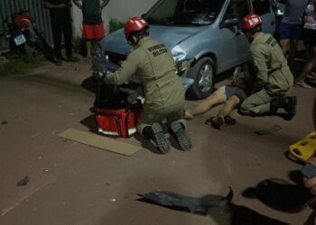 Motociclista é atingida por dois veículos em Itaituba, no PA