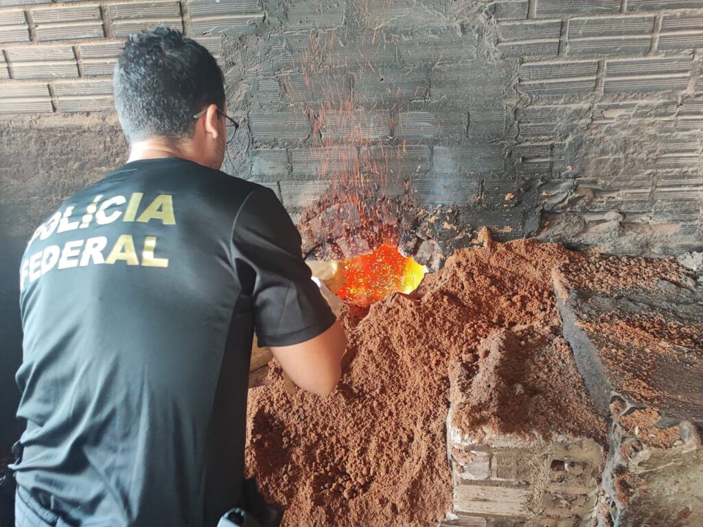 PF incinera 150 kg de maconha em Altamira, no PA
