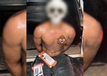 ‘Cagão’ é preso após arrombar estabelecimento comercial em Itaituba, no PA