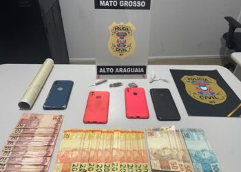 Polícia Civil prende três traficantes e fecha ponto de venda de drogas em Alto Araguaia
