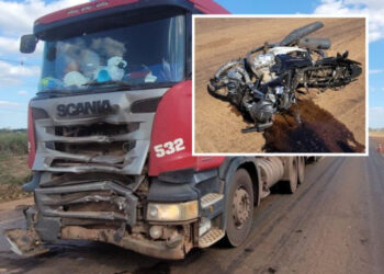 Motociclista morre após colisão frontal com carreta na BR-163 em Sinop | RDNEWS