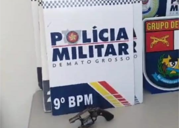 Polícia Militar prende em flagrante homem com arma de fogo ilegal em Cuiabá