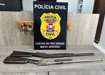 Polícia Civil apreende duas armas de fogo com investigado por violência contra a ex-mulher