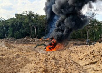PF implode garimpos ilegais e tenta achar ‘banqueiros do ouro’ em MT