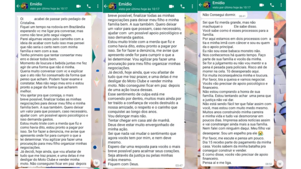 'Tô desesperado aqui': PM reformado preso em MG por estuprar