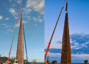 Cidade de MT tenta fazer maior fogueira do Brasil e entrar para o Guinness – veja | RDNEWS