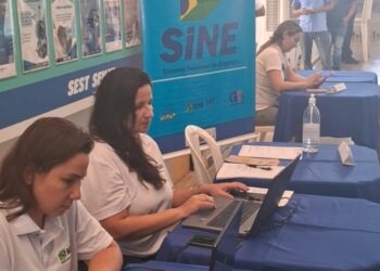 Sine Estadual realiza 45 atendimentos durante feira de empregos