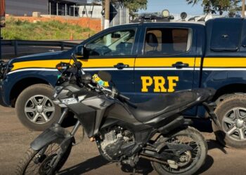 PRF em Mato Grosso recupera motocicleta furtada em Pernambuco