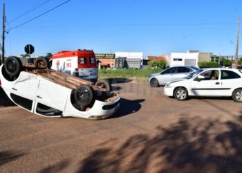Ladrão furta Celta, bate em Gol e foge a pé em cidade de MT…