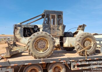 Polícia Civil recupera trator roubado de Prefeitura de Cotriguaçu e prende receptador