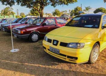 Encontro de Carros Antigos destina alimentos para assistência social