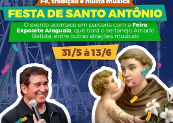 Festa de Santo Antônio 2024 agita Barra do Garças até a próxima semana.
