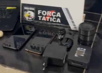 Força tática prende casal com itens furtados em Barra do Garças.