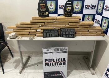 Rotam prende homem em flagrante com 26 tabletes de maconha em Cuiabá