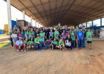 Estudantes visitam Horto Municipal e Ecoponto de Lucas do Rio Verde