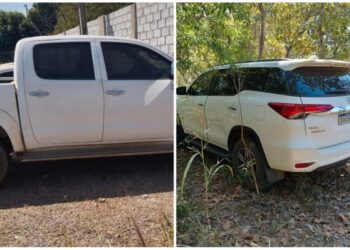 PC recupera Hilux e SW4 furtados em duas cidades de MT
