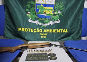 Batalhão Ambiental prende homem por porte ilegal de arma em Alta Floresta