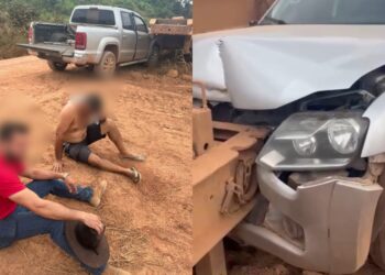 Acidente na Transamazônica envolvendo caminhonete e caminhão prancha deixa feridos