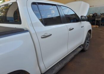 PM prende homem por receptação e recupera caminhonete roubada em Santo Antônio do Leverger