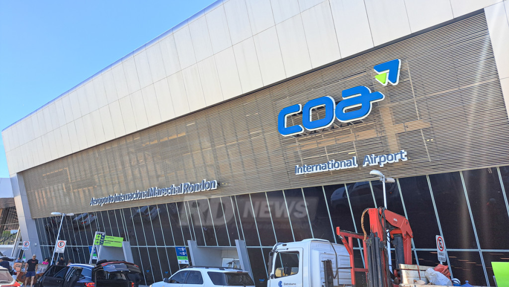 Aeroporto Marechal Rondon passageiros terminal VG e Cuiab� - fachada
