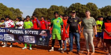 Deputado participa do 1º torneio de Futebol 7 Society em terra indígena no Vale do Araguaia.