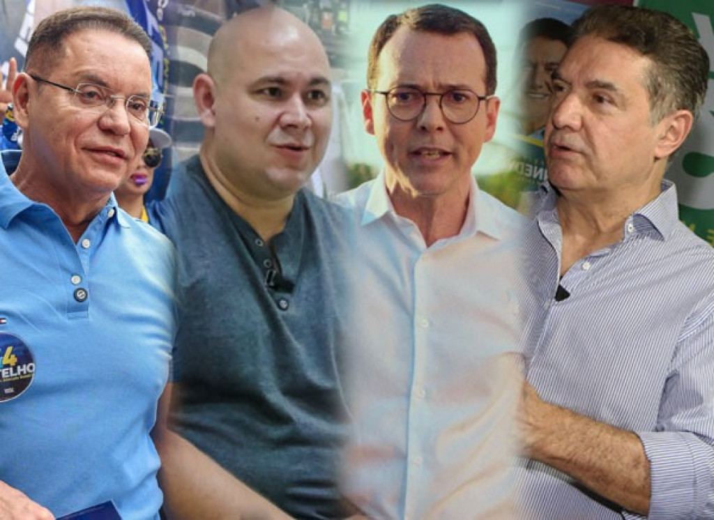 Eduardo Botelho, Abilio J&uacute;nior, L&uacute;dio Cabral e Domingos Kennedy disputam a Prefeitura de Cuiab&aacute;