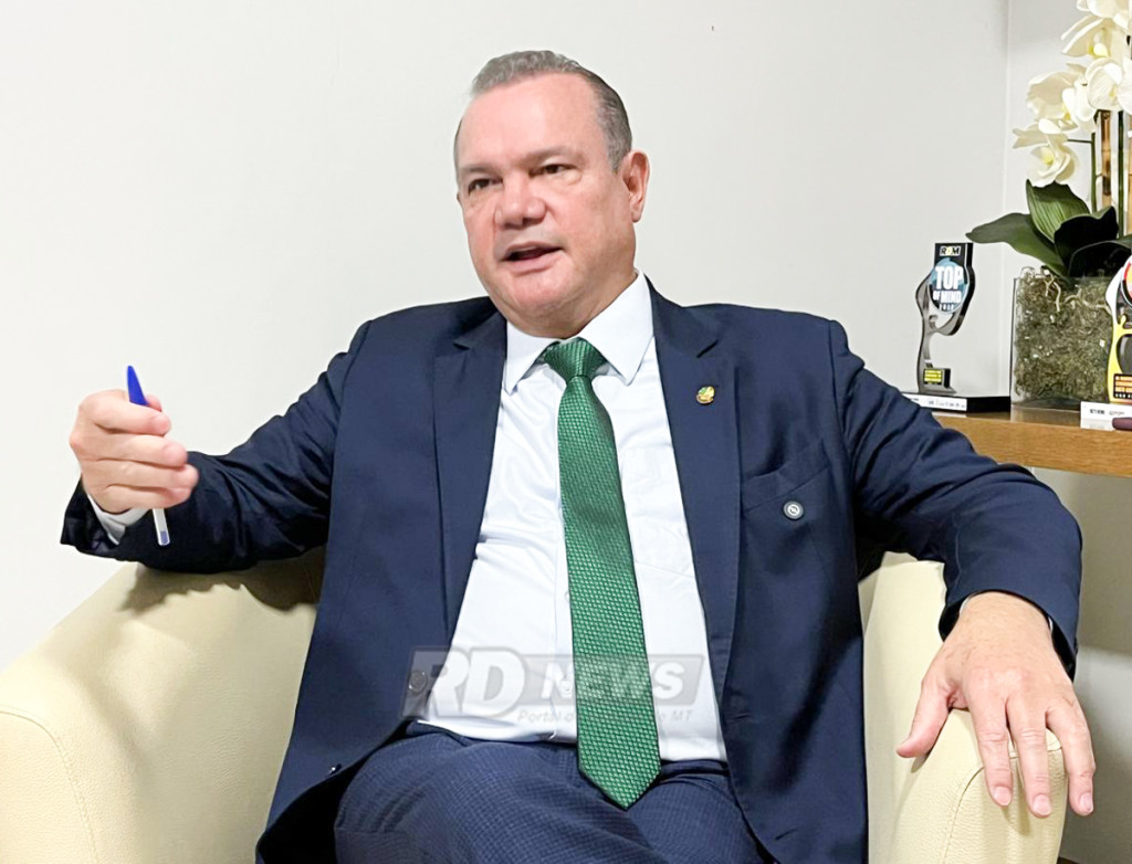 Senador Wellington Fagundes em entrevista ao Rdtv Cast e ao portal Rdnews