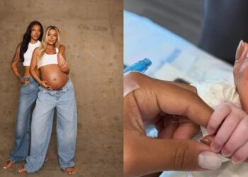 Nasce Zuri, filha de Ludmilla e Brunna Gonalves