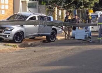 Perseguio com acidente e morte no trnsito deixa bairro semenergiaemMT