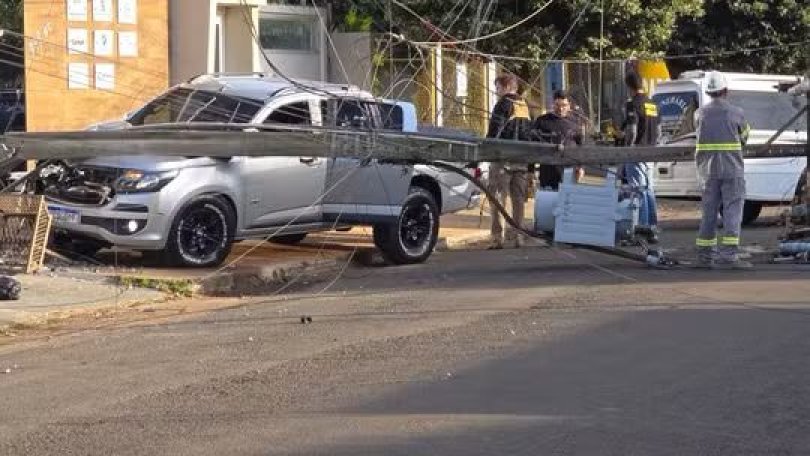 Perseguio com acidente e morte no trnsito deixa bairro semenergiaemMT