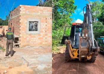 Ibama embarga mais de 1 mil hectares e aplica R$ 1,4 milhão em multas na Operação Caraipé I