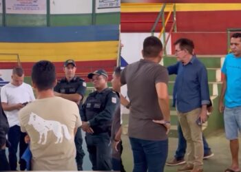 Órgãos de segurança realizam vistoria no ginásio municipal de Itaituba para a Copa Ouro 2025