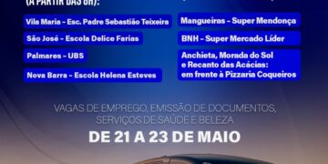 1º Mutirão do Emprego terá transporte gratuito em Barra do Garças.